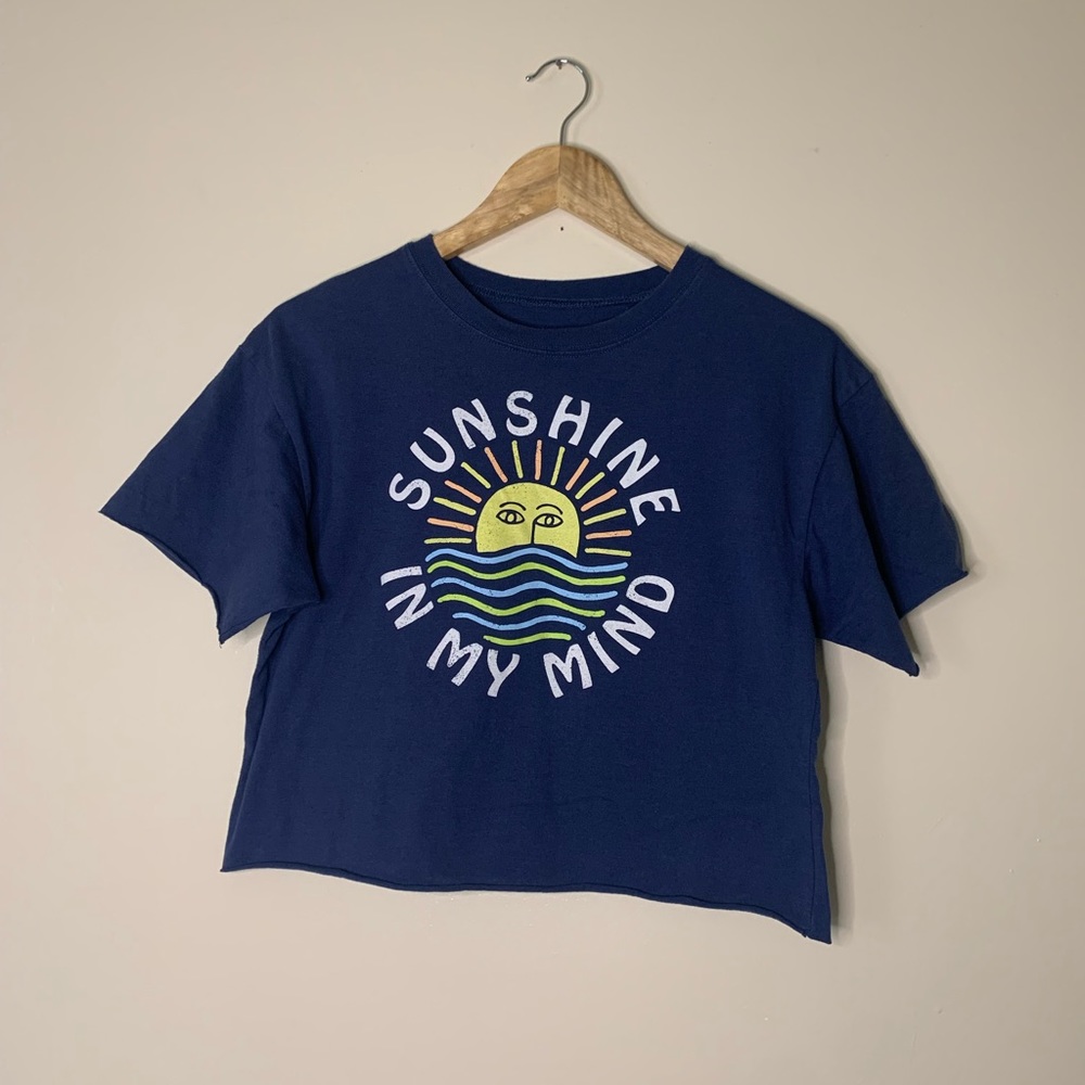 Modern Lux Sunshine In My Mind Crop Top Size Small